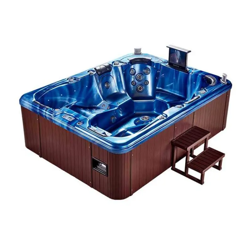 Bathroom Tub Luxury 8 Seats Whirlpool Outdoor Spas And Hot Tubs