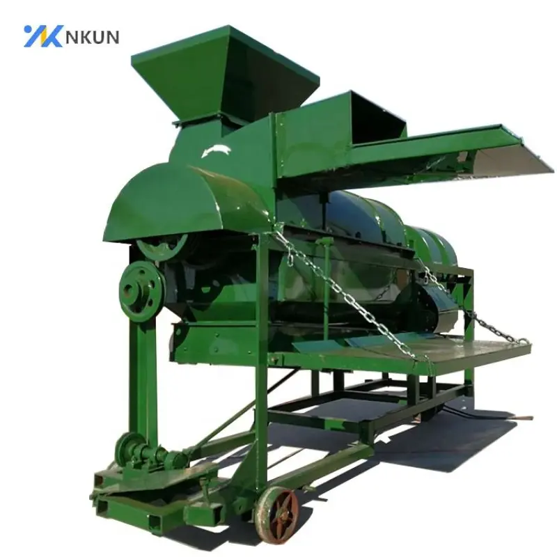 Agricultural Machinery Paddy Thresher Rice And Wheat Machine Sheller Grain Farm Philippines for Sale Diesel Steel Motor