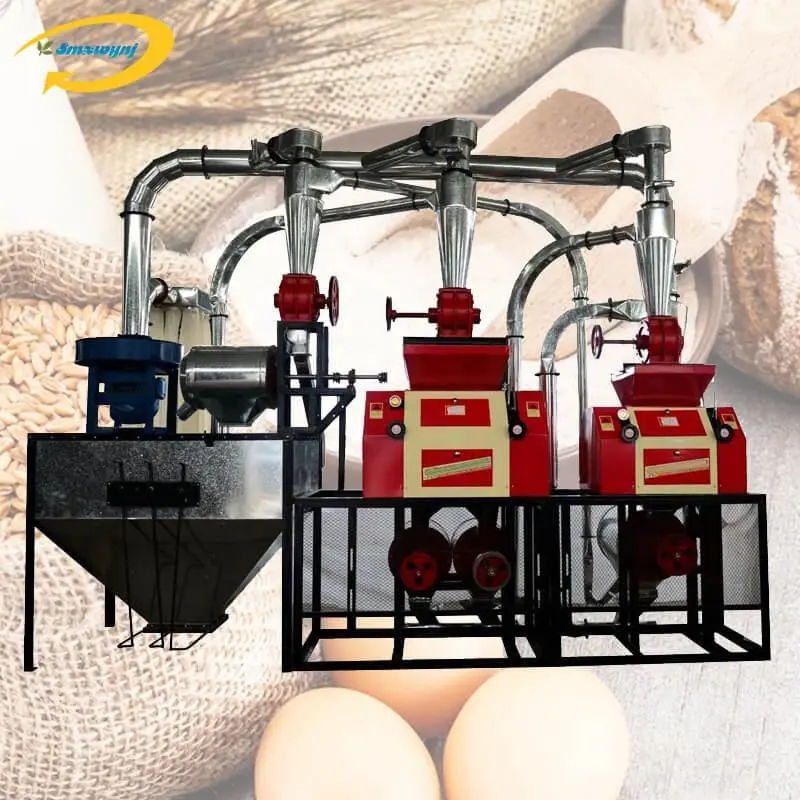 Fully Automatic Flour Mill Atta Chakki Wheat Flour Milling Machine