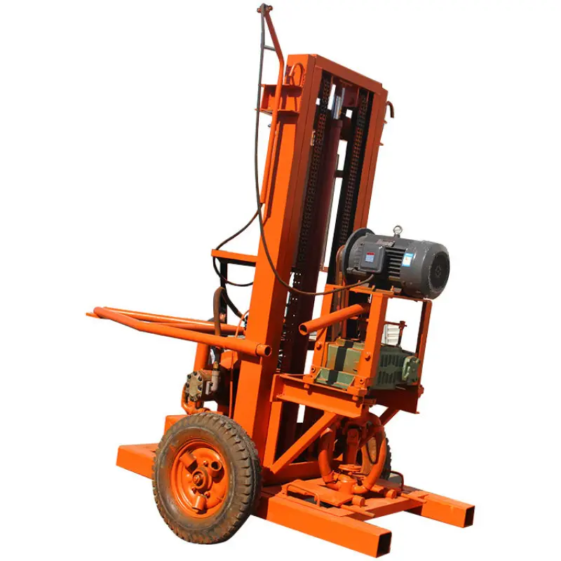 Small Portable Water Well Drilling Machine Ground Source Heat Pump Water Well Drilling Rig Machine