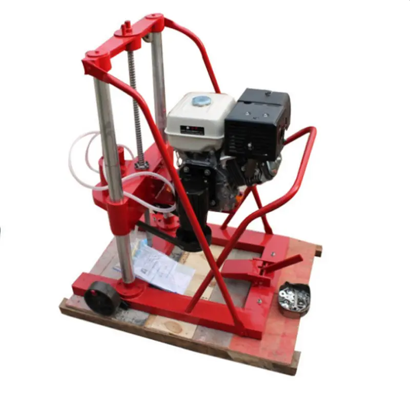 Petrol Engine Core Drilling Rigs Road Pavement Borehole Hole Driller Machine Core Drilling Machine for Road Stud