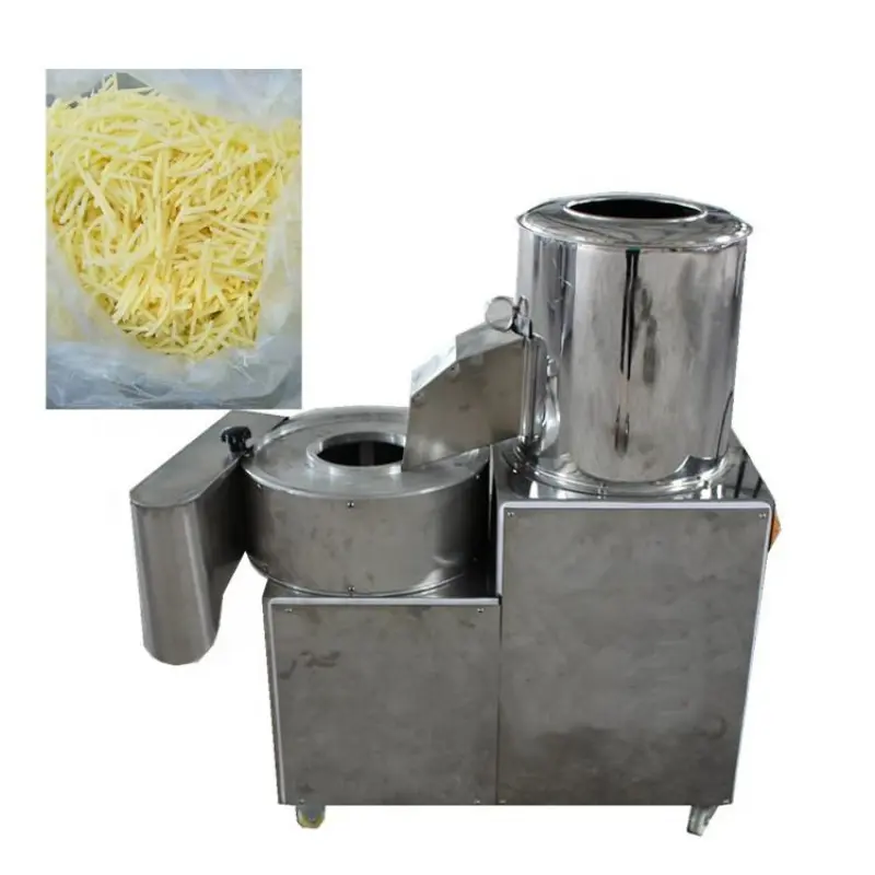 High Performance Potato Peeler And Slicer Taro Peeler And Chipper Potato Peeling And Slicing Machine