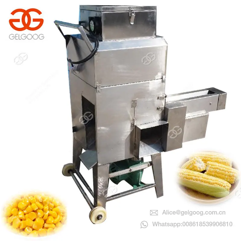 Commercial Electric New Sheller Maize Shelling Threshing Cutter Machine Seed Removing Husking Machine Fresh Sweet Corn Thresher