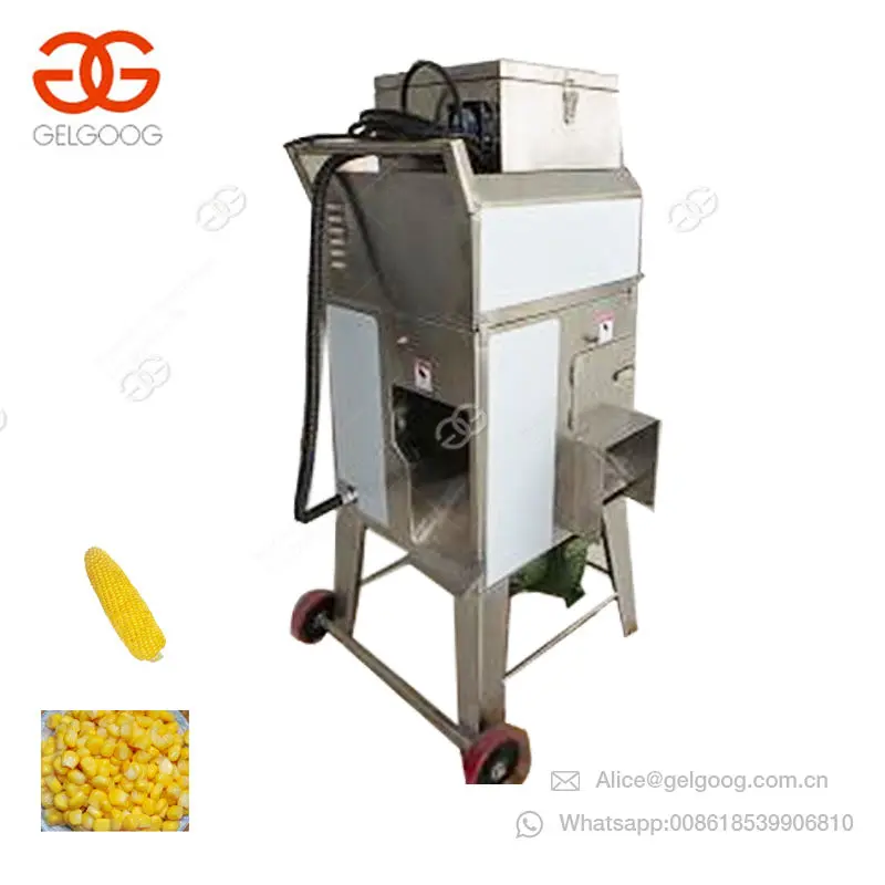 Commercial Electric New Sheller Maize Shelling Threshing Cutter Machine Seed Removing Husking Machine Fresh Sweet Corn Thresher