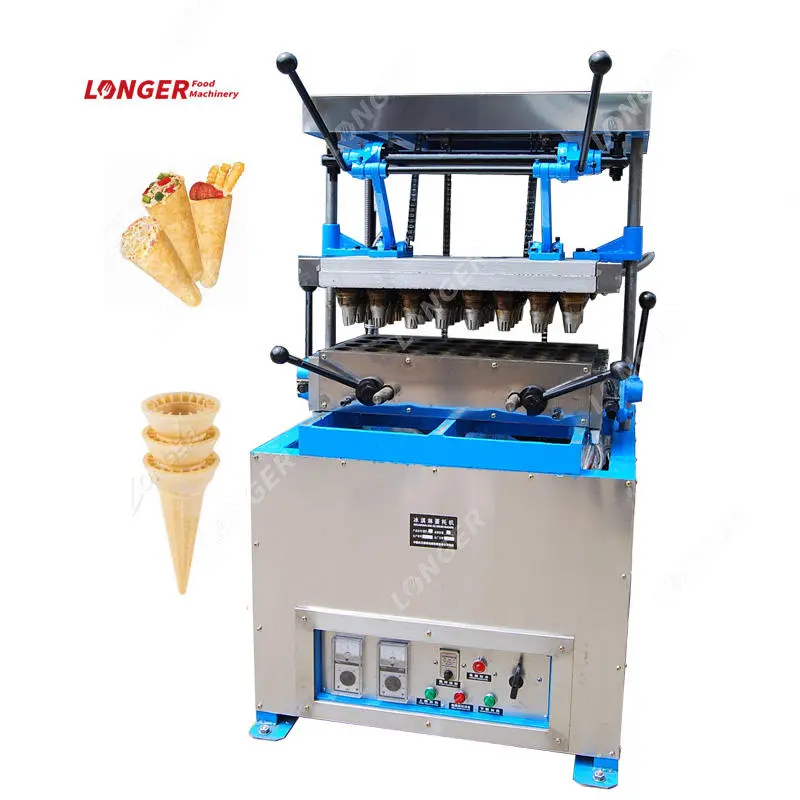 Commercial Pizza Cone Maker Equipment Ice Cream Cone Machine For Sale