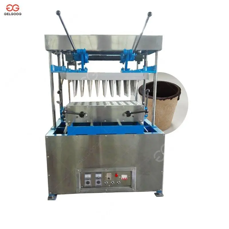 Semi Automatic Chocolate Coating Pizza Cone Edible Coffee Cup Making Machine