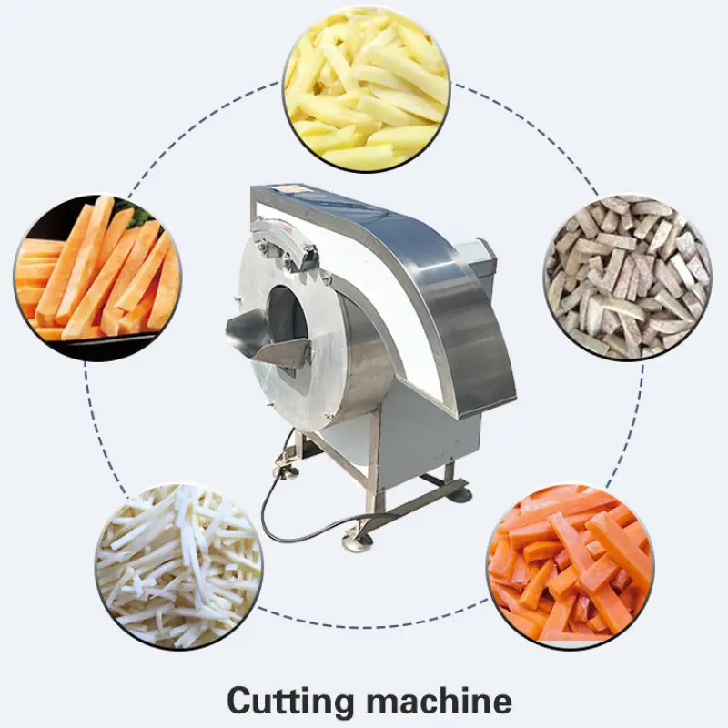 TCA Industrial Slicing Machine For Potato Chips Electric Potato Chips Slicer