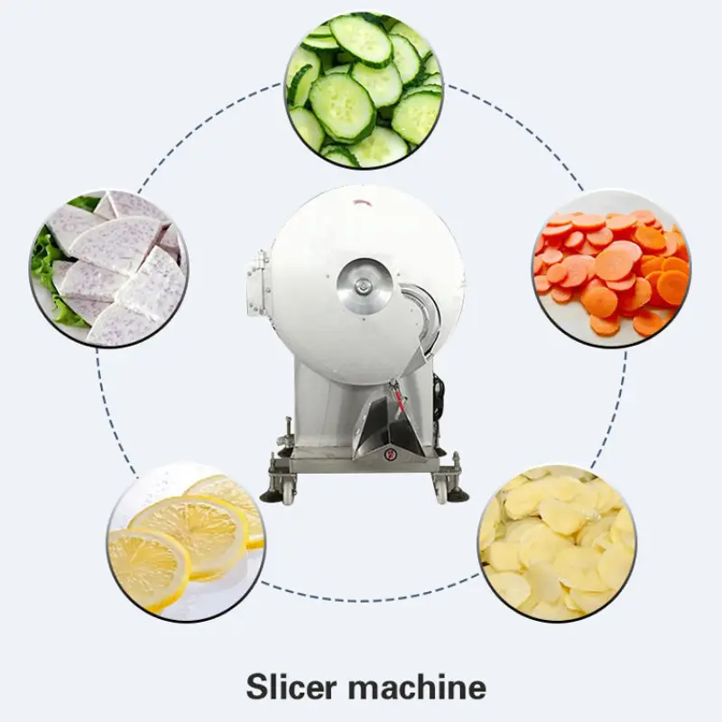 TCA Industrial Slicing Machine For Potato Chips Electric Potato Chips Slicer