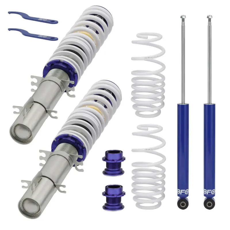 Adjustable Coilovers for VW Golf, New Beetle, and Seat Leon FWD