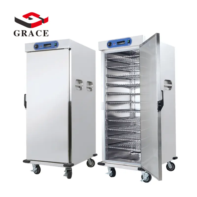 Commercial Food Warmer Cabinet Banquet Trolley Food Cart with Food Warmer