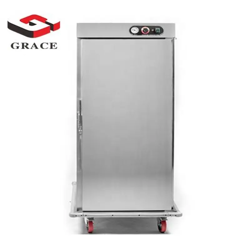 Grace Commercial Hotel Banquet Equipments Large Stainless Steel Food Warmer Upright Heated Holding Cabinet