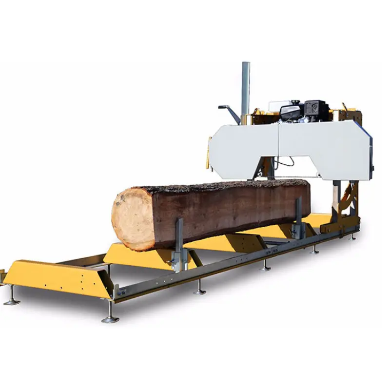 31 Inch Portable Band Sawmill Cnc Industrial Woodworking Machinery Horizontal Wood Cutting Band Saw Machine With 18hp Engine