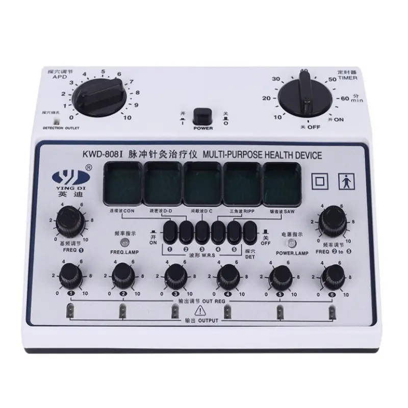 Low-Freqency Electric Pulse Physiotherapy Acupuncture Equipment Machine Acupuncture Stimulator KWD808I