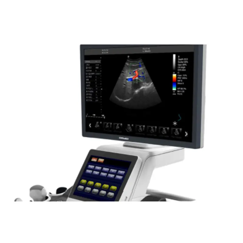 Modern Expert Brand Medical Diagnostic Equipment High Definition  3D, 4D, 5D Ultrasound Scanner Machine With a Trolley