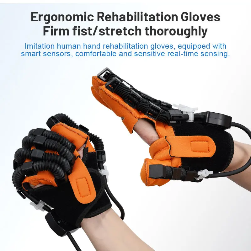 New Hand Function Finger Stroke Exercise Rehabilitation Robot Glove Equipment Hand Rehabilitation Gloves Devices