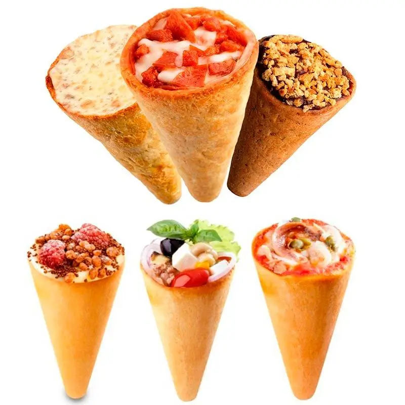 Pizza Cone Molding Machine Cheap Pizza Cone Machine Rotary Pizza Cone Oven Pizza Cone Warmer Showcase With Production Line