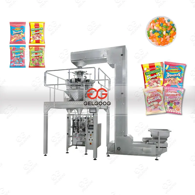 Multi-function Automatic Pouch Nuts Candy Beef Jerky Snack Rice Packing Machine