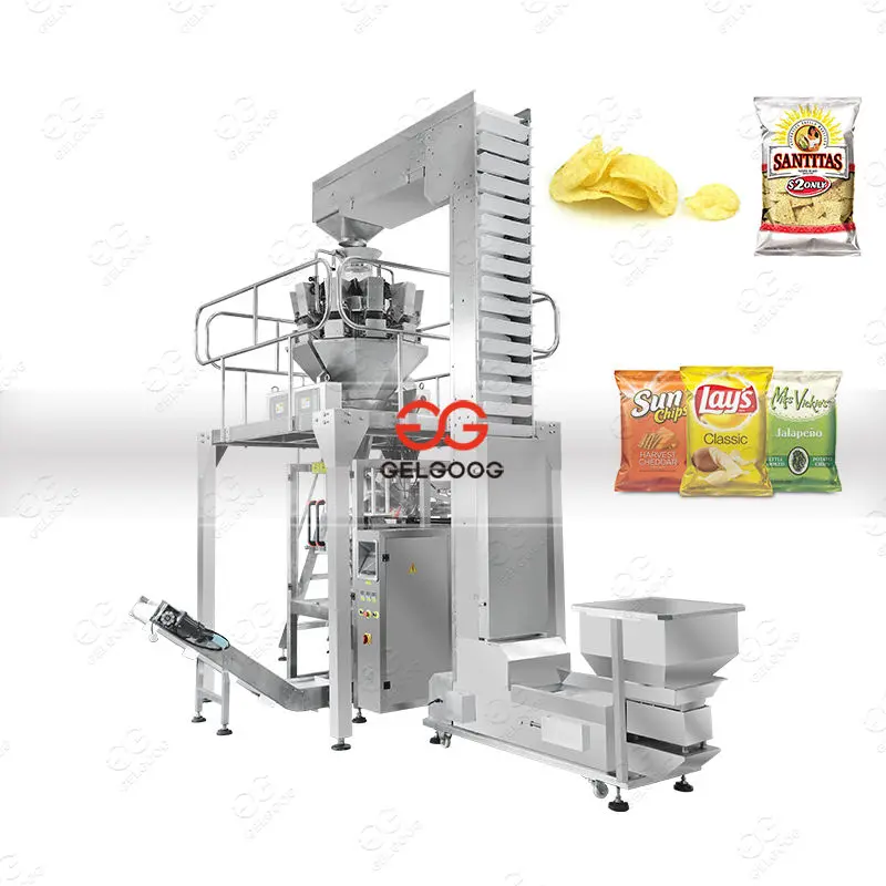 Vertical Snack Pasta Peanut Rice Potato Chips Food Packaging Machine Automatic Pouch Packing Machine Multi Function