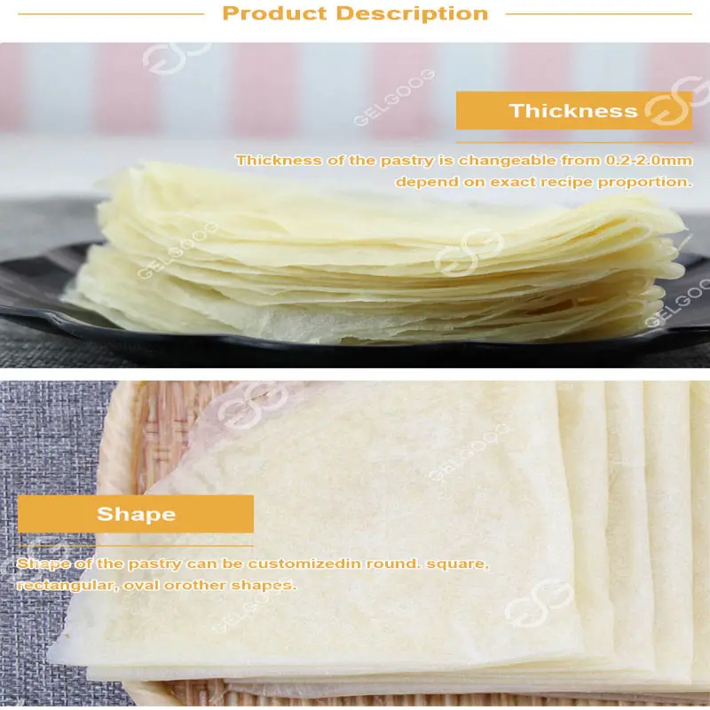 Industrial  Commercial Mini Mille Crepe Cake Maker Machine Injera Baking Oven Home Spring Roll Production Line On Sale