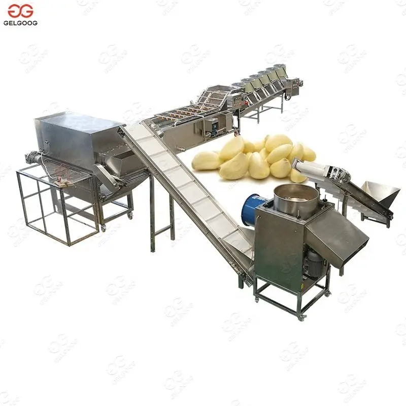 150 kg per h Industrial Dry Garlic Peeling Machine with Air Compressor