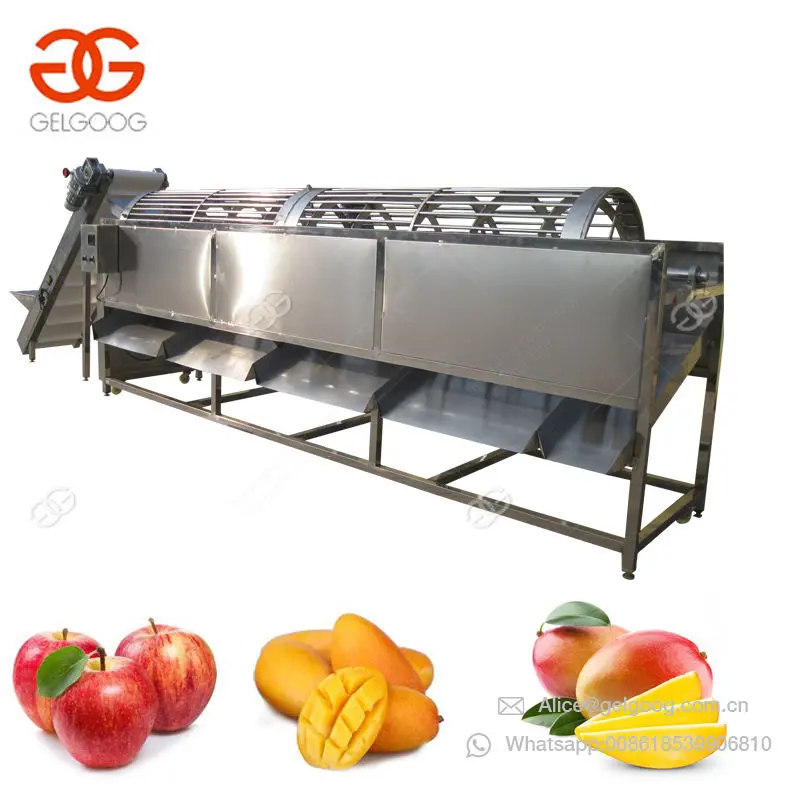 High Capacity Onion Potato Jackfruit Lemon Grading Line Cherry Tomato Grader Kiwi Olive Apple Fruit Sorting Machine