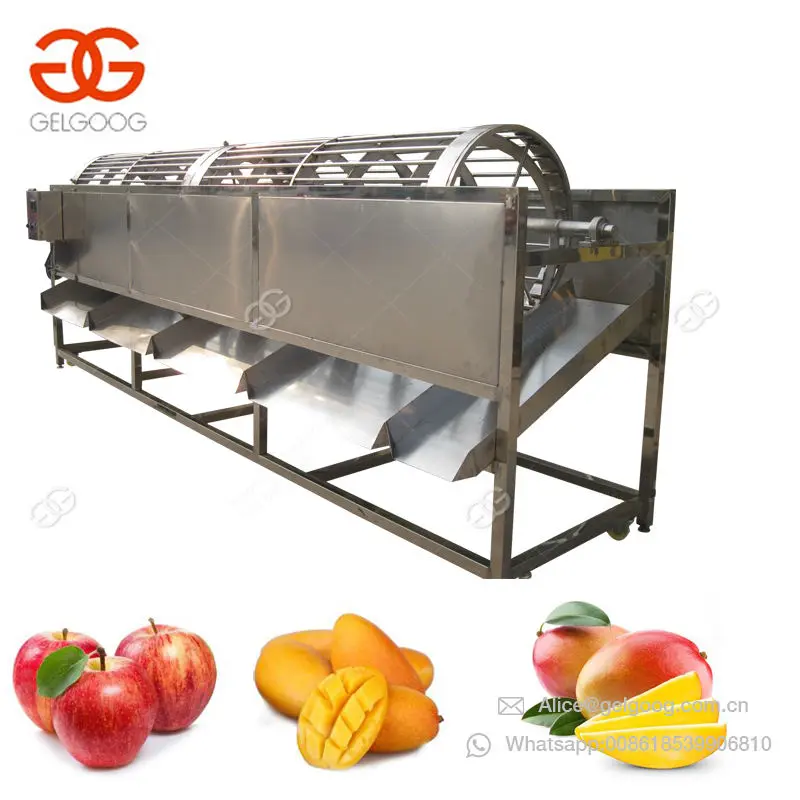 High Capacity Onion Potato Jackfruit Lemon Grading Line Cherry Tomato Grader Kiwi Olive Apple Fruit Sorting Machine