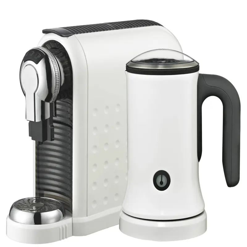 Espresso And Cappuccino Nespresso Capsules Machine With Milk Frother For Office