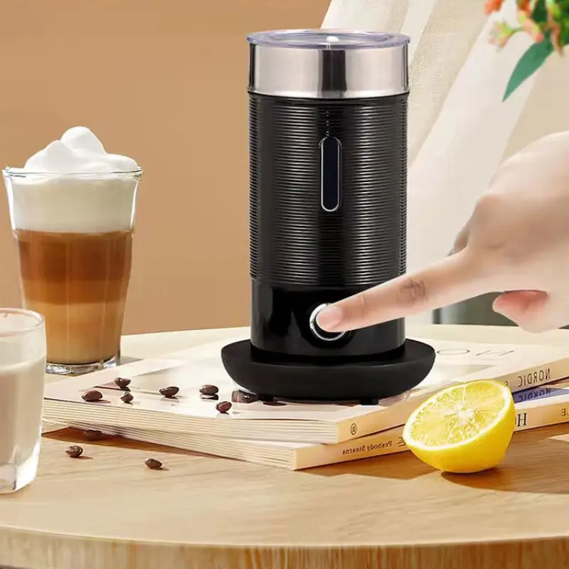 Stainless Steel Automatic Electric Portable Coffee Foam Maker Mini Steam Kitchen Italian Coffee Milk Frother Warmer