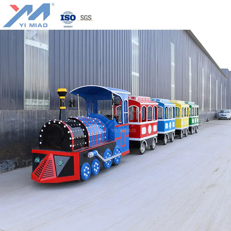 Children electric trackless mini train children's train rental