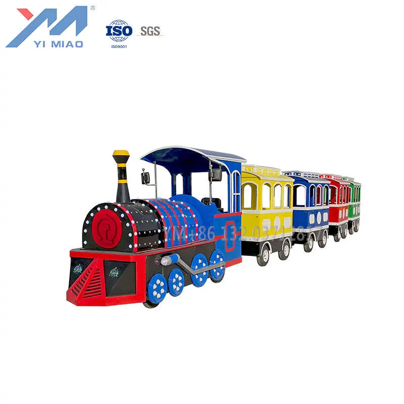 Children electric trackless mini train children's train rental