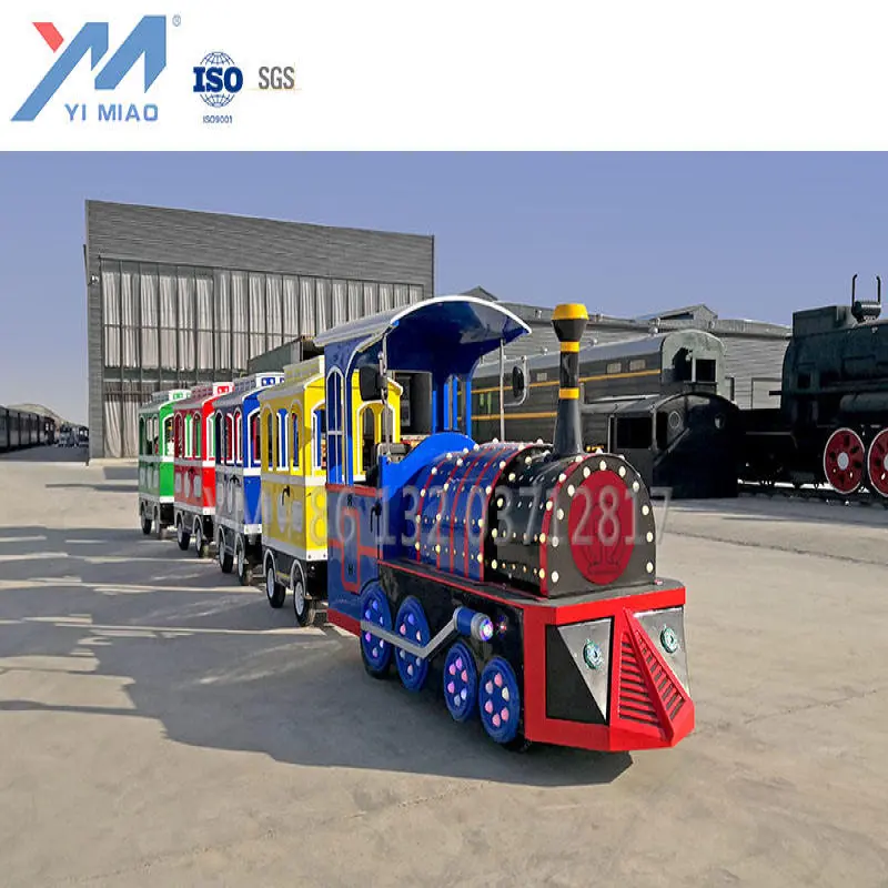 Children electric trackless mini train children's train rental