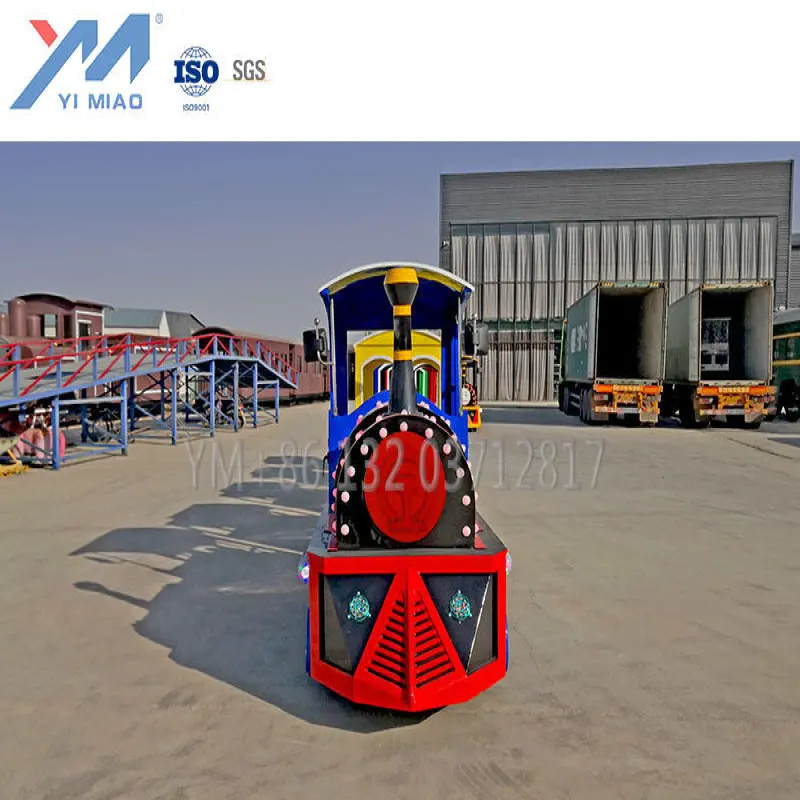 Children electric trackless mini train children's train rental