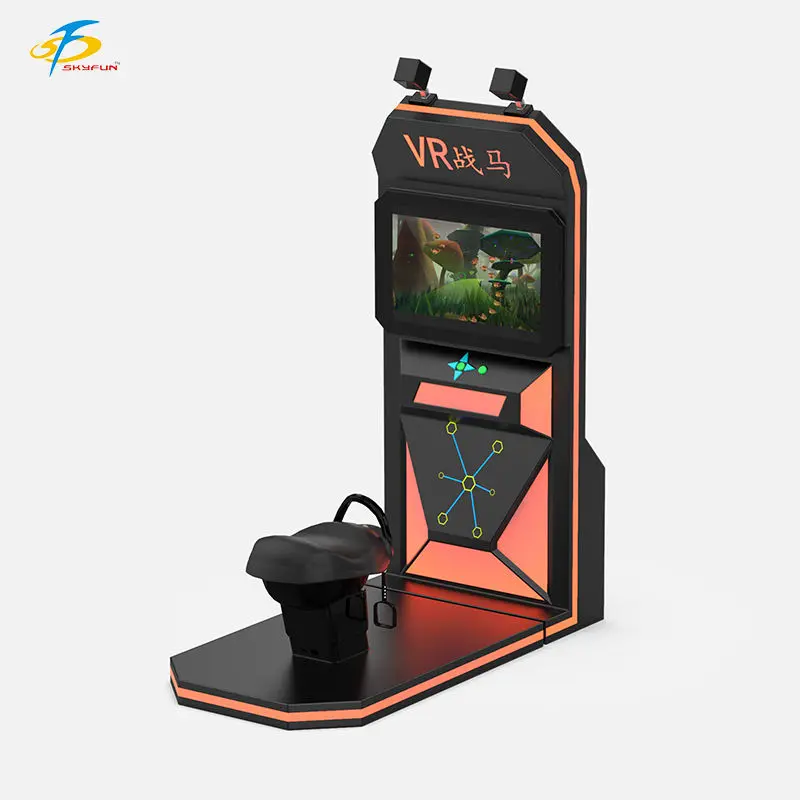 Auto VR Riding Horse Self-service 9D Virtual Reality Machine For Arcade Game Center