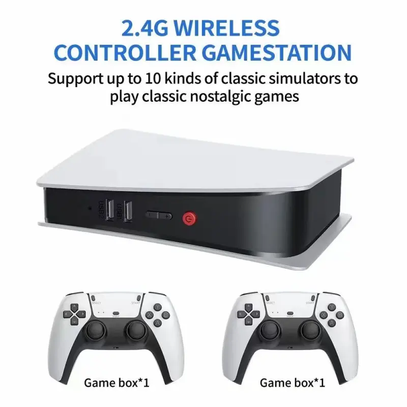 HD Output Retro Classic Gaming Console Wireless Controller Arcade Game Station With PS5 style 3D 4K Video Game Consoles for ps5