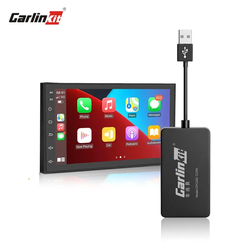 2022 Carlinkit Wireless Carplay,Android Automatic Wireless Car Adapter, Wired Mirroring