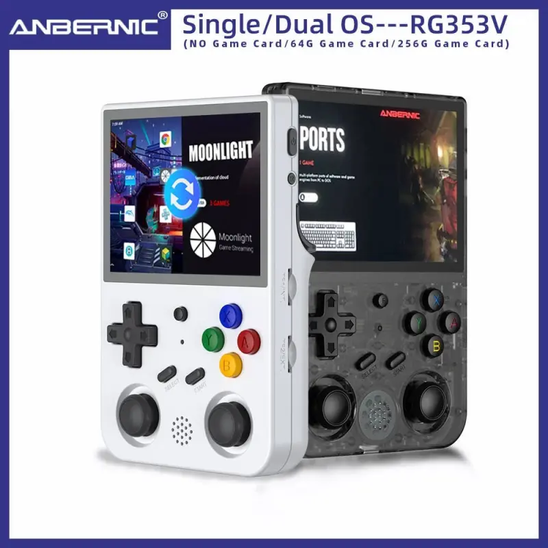 Anbernic Hot Selling Handheld 3.5-Inch Retro Video Game Consoles De Jeux Single System Gaming Console Rg353vs Rg353v