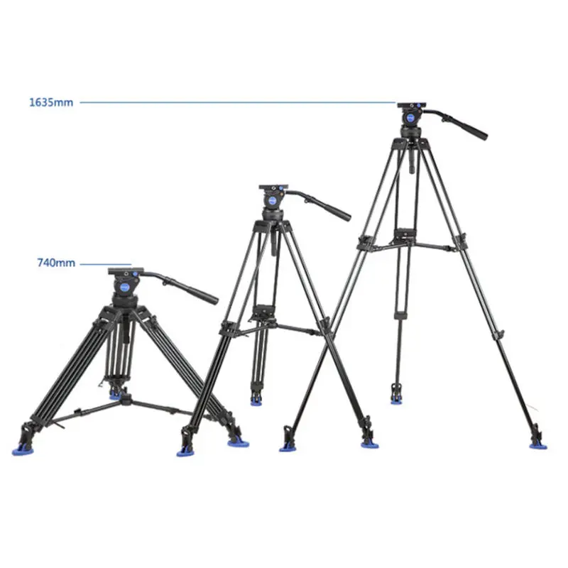 Free Shipping Dv Camcorder Camera Tripod Aluminum Heavy Duty Tripod Stand For Larger Fully Rigged Video Cameras