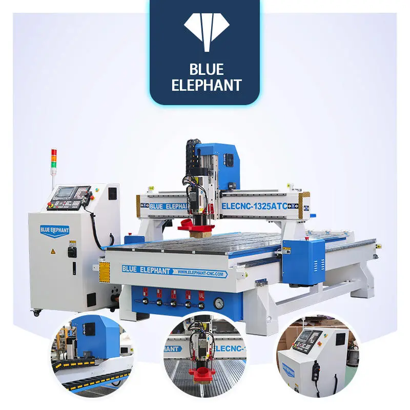 1325 1530 4*8 ft 5*10 ft Auto Tool Change Wood Carving Machine cnc Router Woodworking Advertising cnc Engraving Machinery