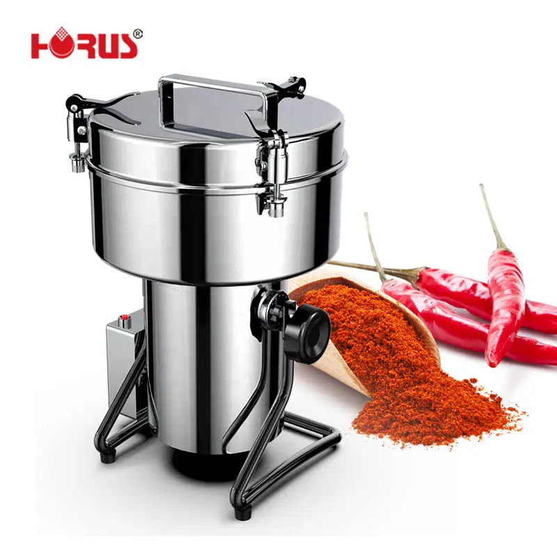 Horus Industrial Stainless Steel Mini Rice Husk Powder Grinder Multifunctional Food Machine