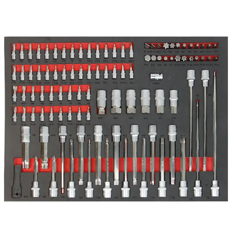 New 168 Pcs Professional Tool Trolley With Hand Tools Mechanical Workshop Tool Cabinet