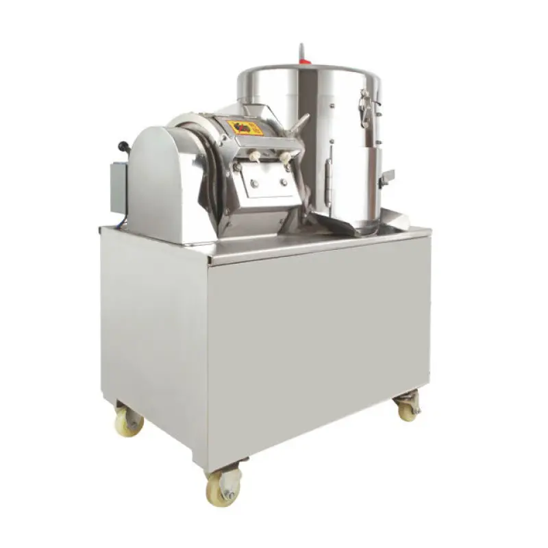 Industrial Potato peeling and cutting machine for sliced or shredded shape