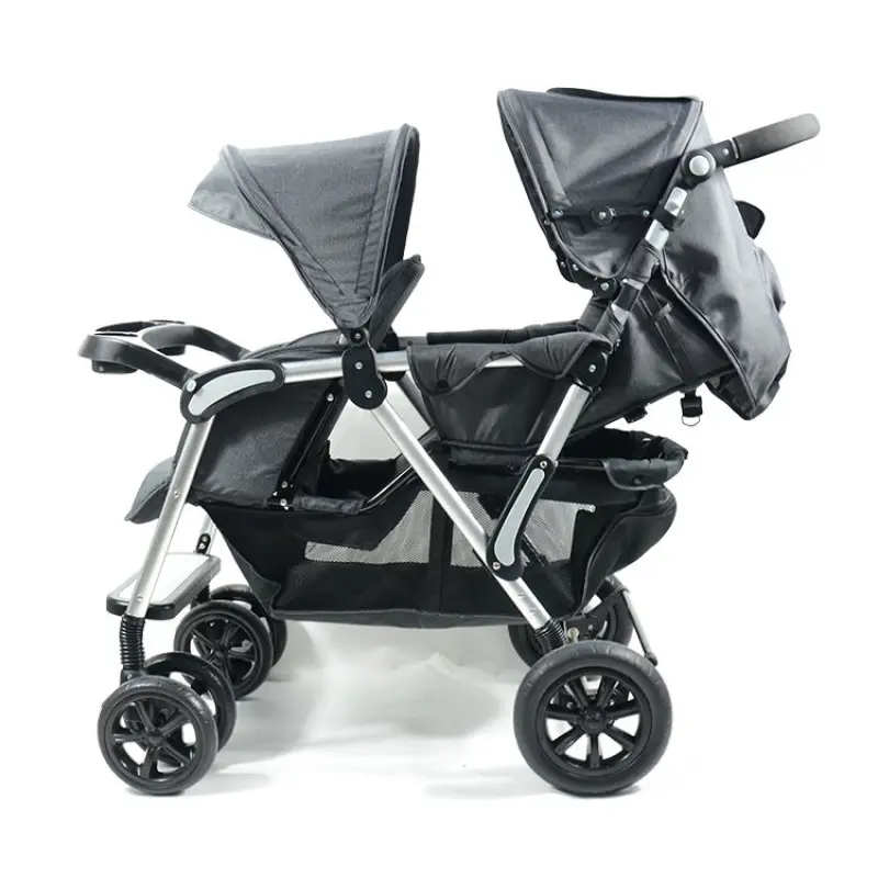 New Style 2-in-1 Twins Double Stroller Prams For Wholesale