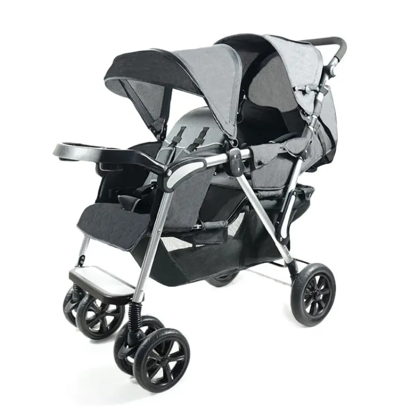 New Style 2-in-1 Twins Double Stroller Prams For Wholesale