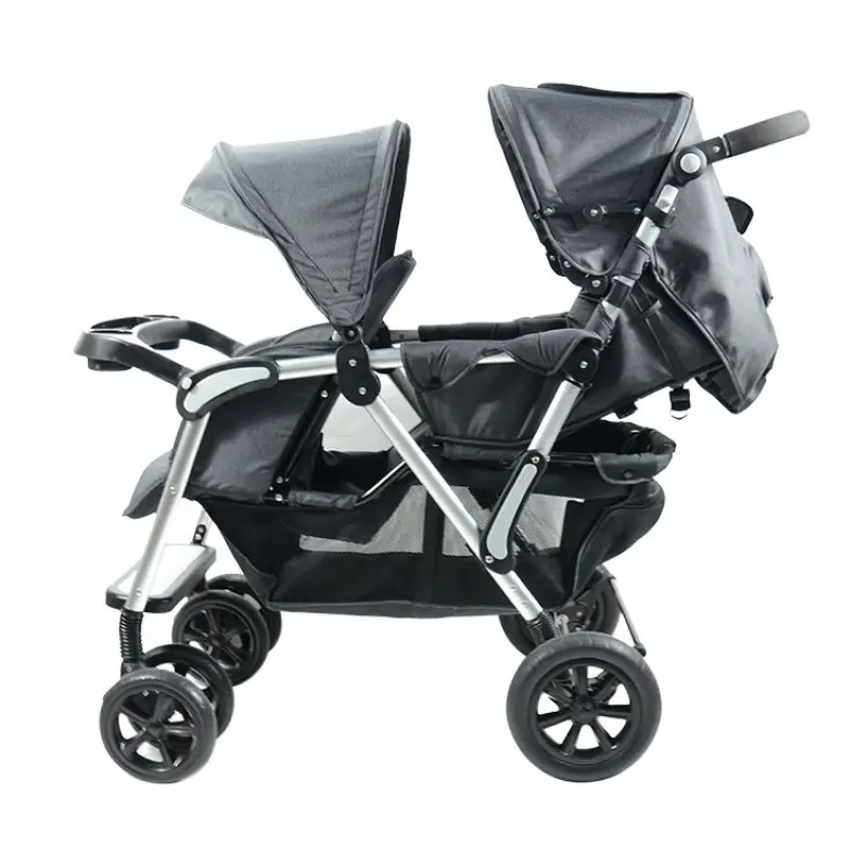 New Style 2-in-1 Twins Double Stroller Prams For Wholesale