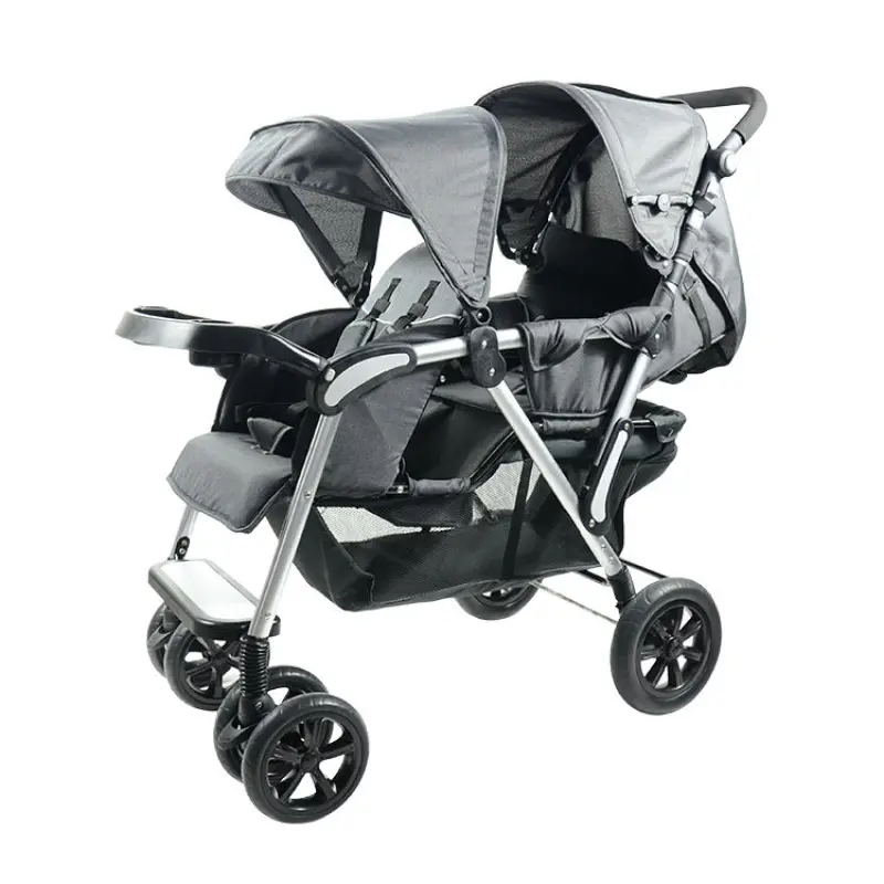 New Style 2-in-1 Twins Double Stroller Prams For Wholesale