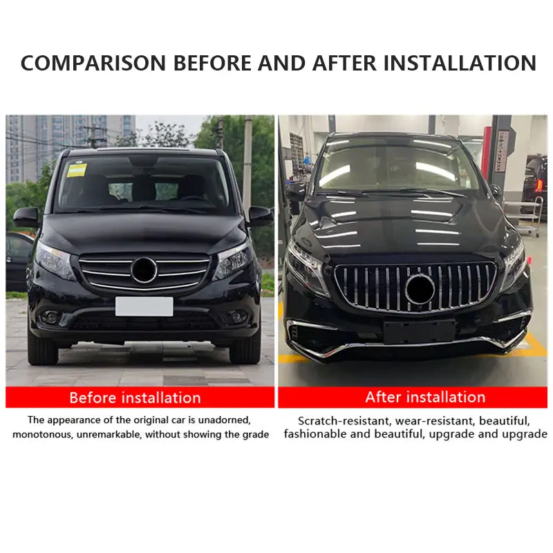 New design Car Bumper Auto Bumper Front Bumper For Mercedes Benz w447 Vito V Class v250 V Class v K Cass