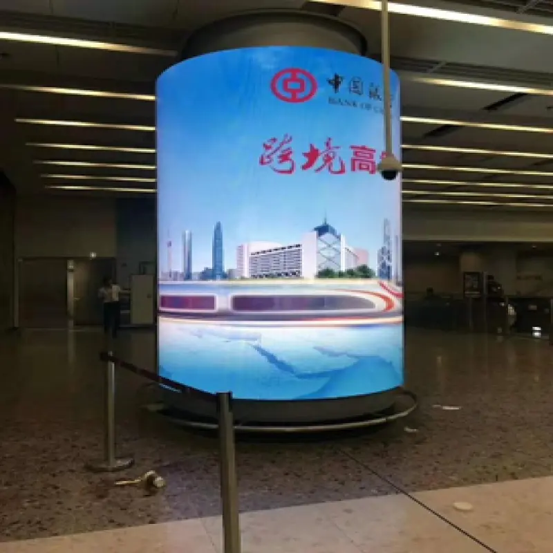 LED Video Curve Soft Display Panel | Flexible P2 Indoor LED Screen for Retail Advertising