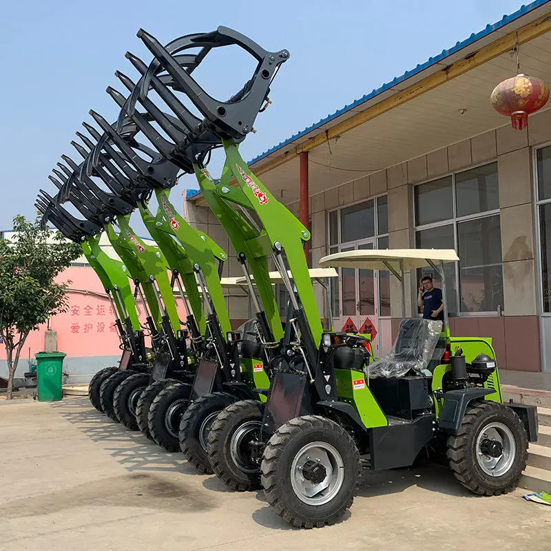 400kg-6ton Mini Backhoe Wheel Loaders Top EPA ZL rcm Mini Front End Loader Small Diesel, Electric Loader