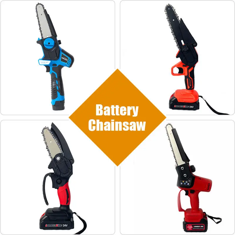 Lithium Battery Powered Cordless Chainsaw Portable Electric Hand Pole Mini Chain Saw For Branches