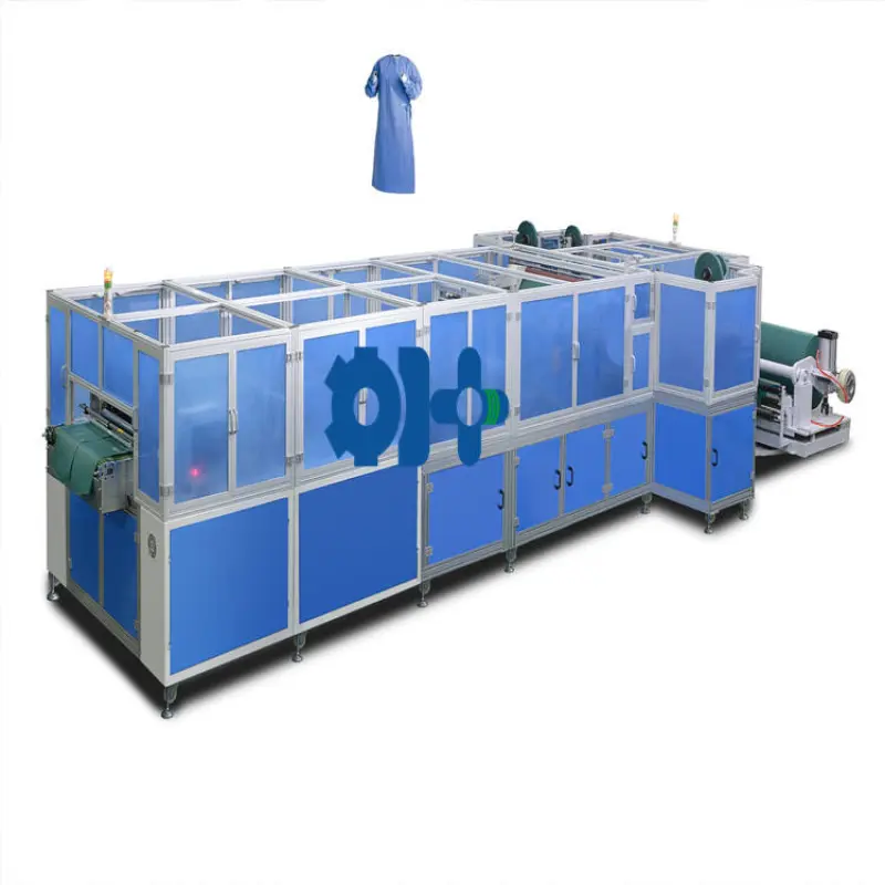 Automatic Surgical Gown Making Machine New Product 2020 Printing Shops Restaurant Spare Parts Provided Online Support Retail PLC